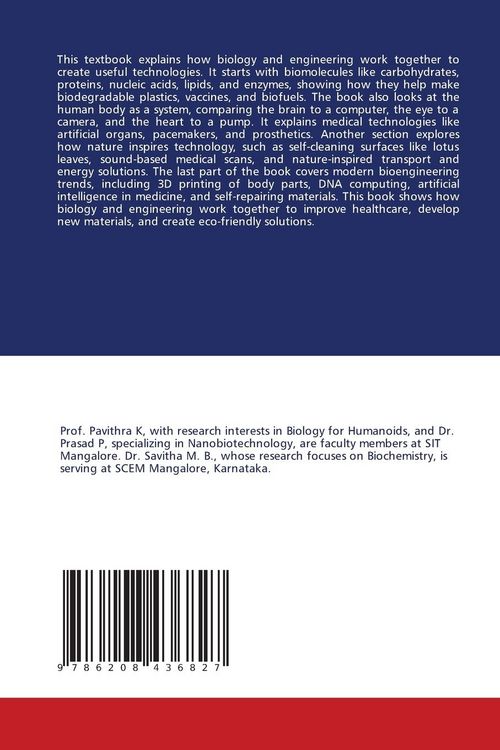 Produktbild: Biology for Engineers