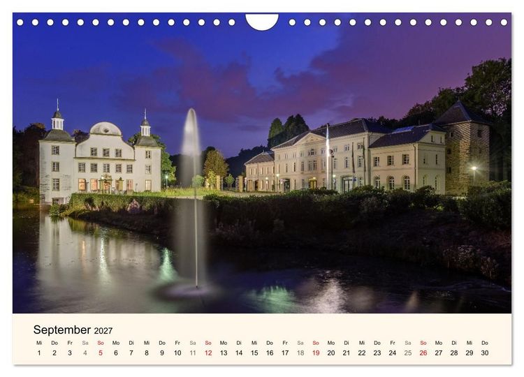 Produktbild: Schl&ouml;sser und Burgen in NRW (Wandkalender 2027 DIN A4 quer), CALVENDO Monatskalender