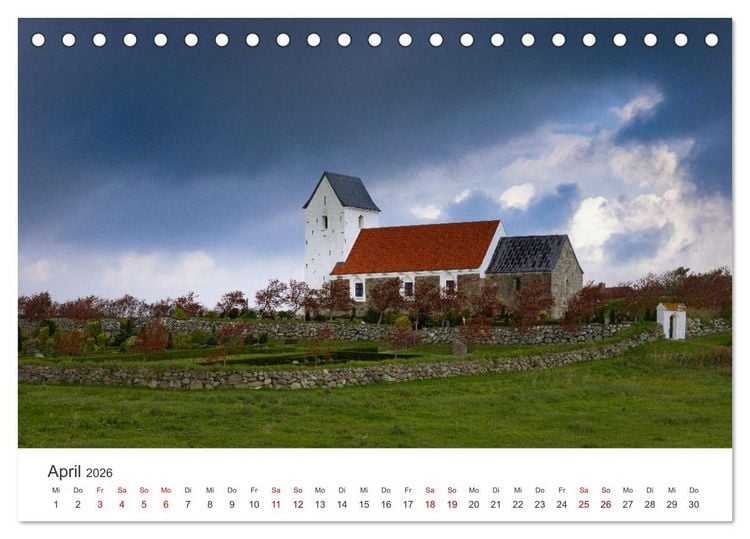 Produktbild: D&auml;nemarks Nordseezauber (Tischkalender 2026 DIN A5 quer), CALVENDO Monatskalender