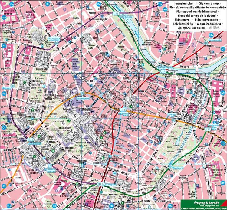 Produktbild: Wien Touristenplan