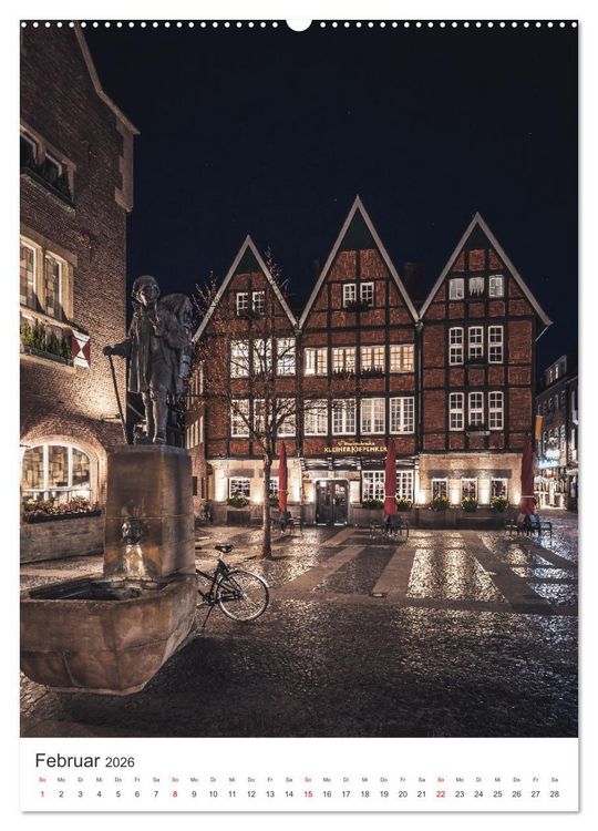 Produktbild: M&uuml;nster - stimmungsvoll und harmonisch (hochwertiger Premium Wandkalender 2026 DIN A2 hoch), Kunstdruck in Hochglanz