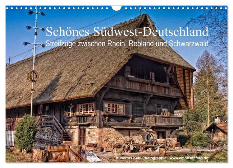 Produktbild: Sch&ouml;nes S&uuml;dwest-Deutschland Streifz&uuml;ge zwischen Rhein, Rebland und Schwarzwald (Wandkalender 2026 DIN A3 quer), CALVENDO Monatskalender