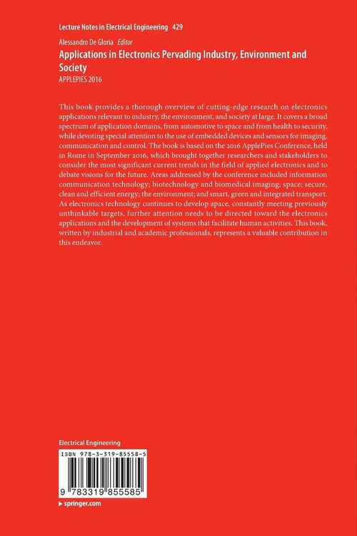 Produktbild: Applications in Electronics Pervading Industry, Environment and Society
