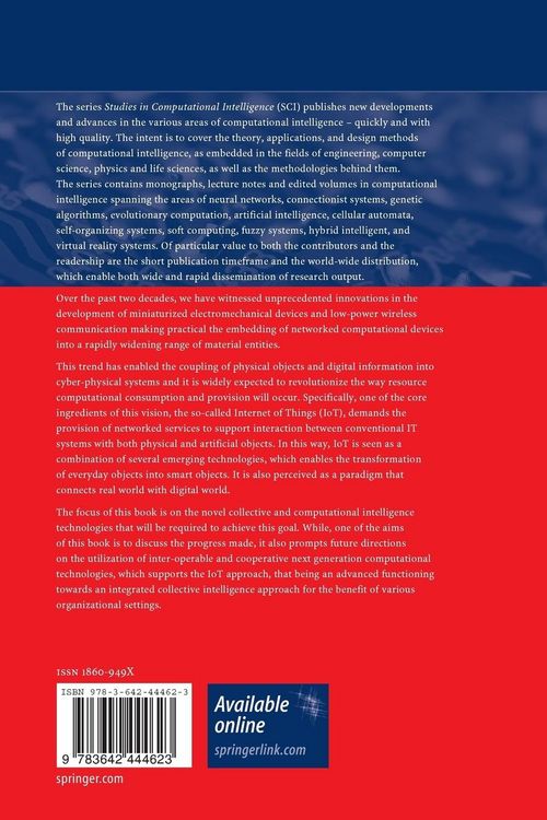 Produktbild: Internet of Things and Inter-cooperative Computational Technologies for Collective Intelligence
