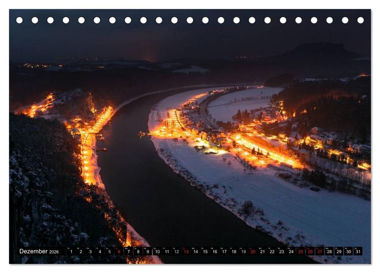 Produktbild: Bilder aus dem Nationalpark S&auml;chsische Schweiz (Tischkalender 2026 DIN A5 quer), CALVENDO Monatskalender
