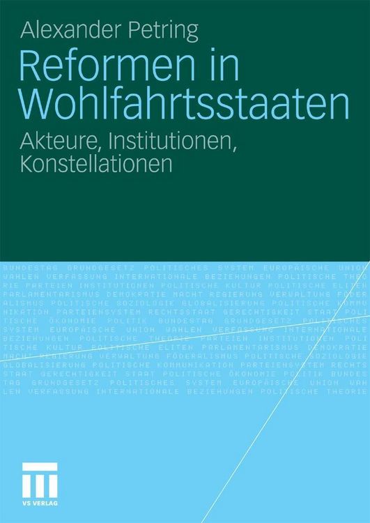 Produktbild: Reformen in Wohlfahrtsstaaten