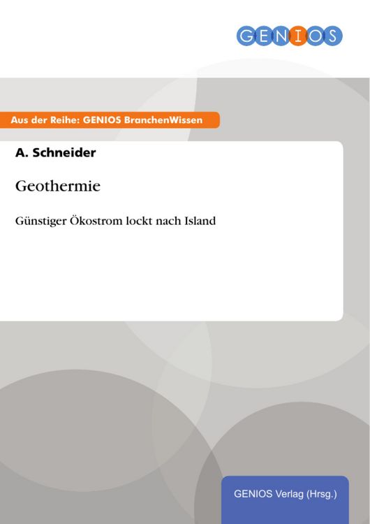 Produktbild: Geothermie