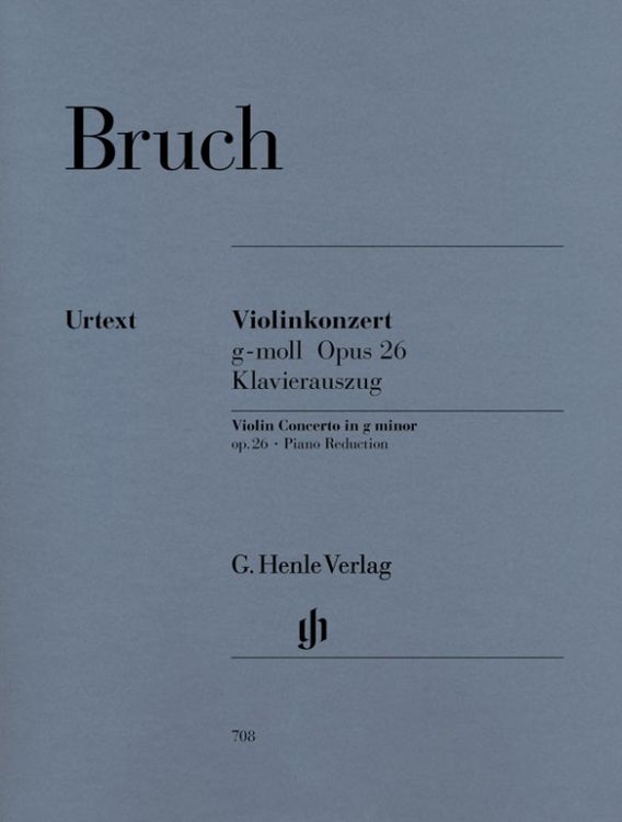 Produktbild: Max Bruch - Violinkonzert g-moll op. 26