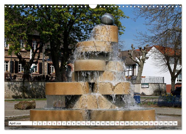 Produktbild: Fl&ouml;rsheim am Main vom Frankfurter Taxifahrer Petrus Bodenstaff (Wandkalender 2026 DIN A3 quer), CALVENDO Monatskalender