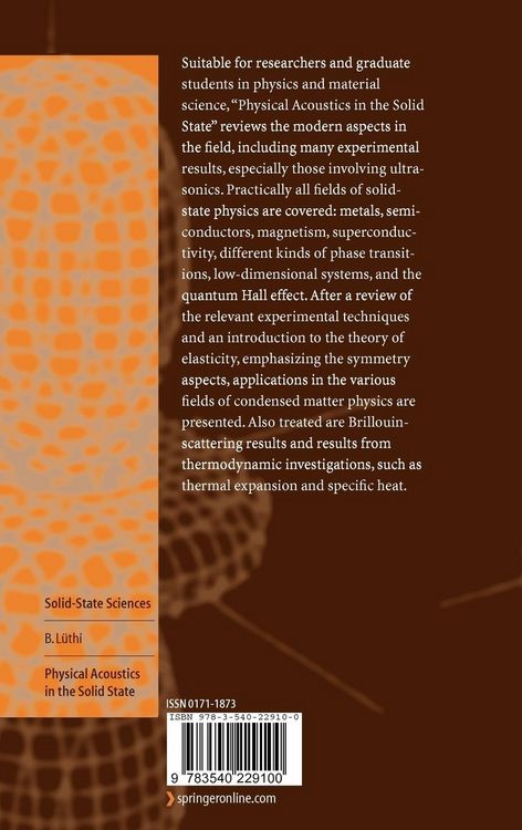 Produktbild: Physical Acoustics in the Solid State