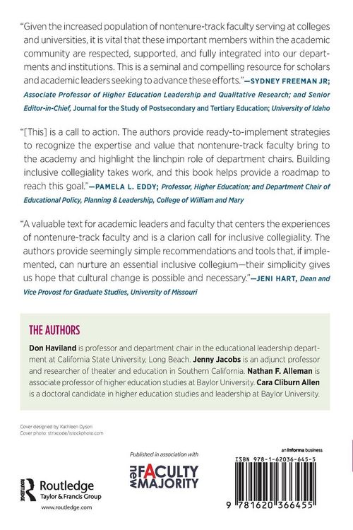 Produktbild: Inclusive Collegiality and Nontenure-Track Faculty
