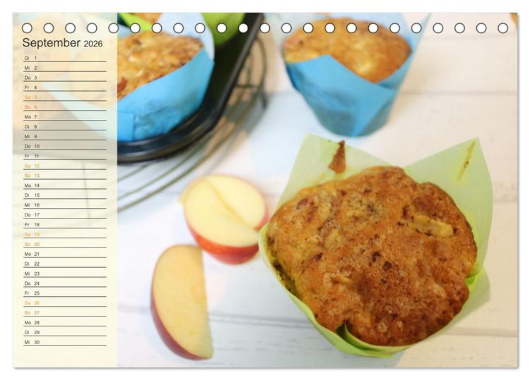Produktbild: Kuchen, Keks und Co: Frau Bennos Leckereien f&uuml;r das ganze Jahr (Tischkalender 2026 DIN A5 quer), CALVENDO Monatskalender