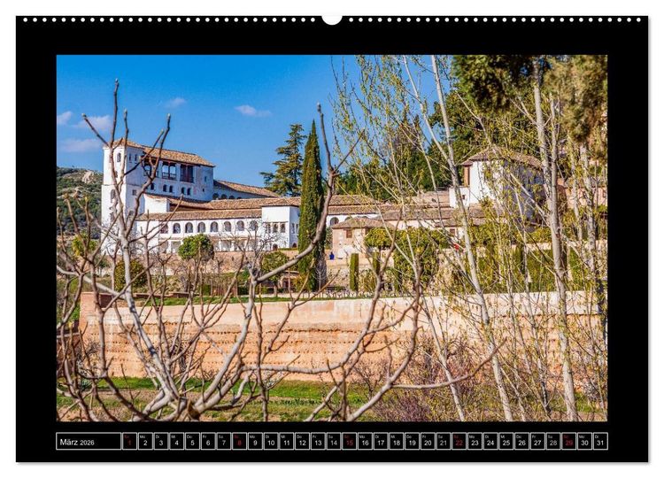 Produktbild: Andalusien - Die Seele Spaniens (hochwertiger Premium Wandkalender 2026 DIN A2 quer), Kunstdruck in Hochglanz
