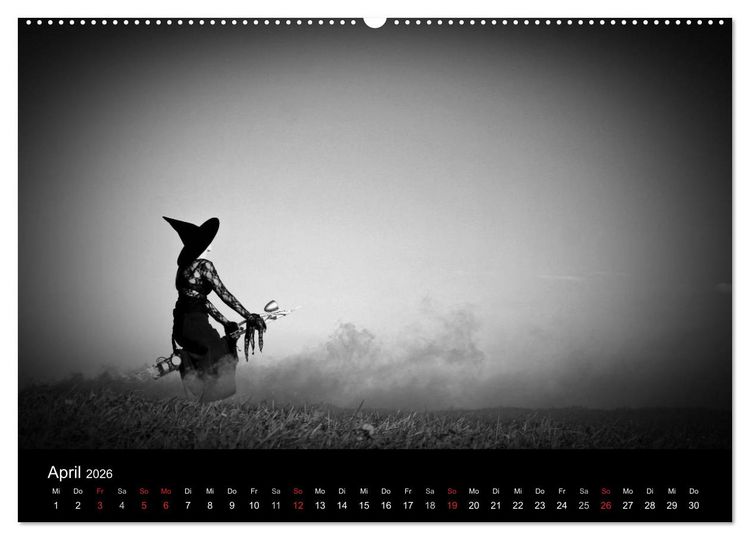 Produktbild: Hexen (hochwertiger Premium Wandkalender 2026 DIN A2 quer), Kunstdruck in Hochglanz