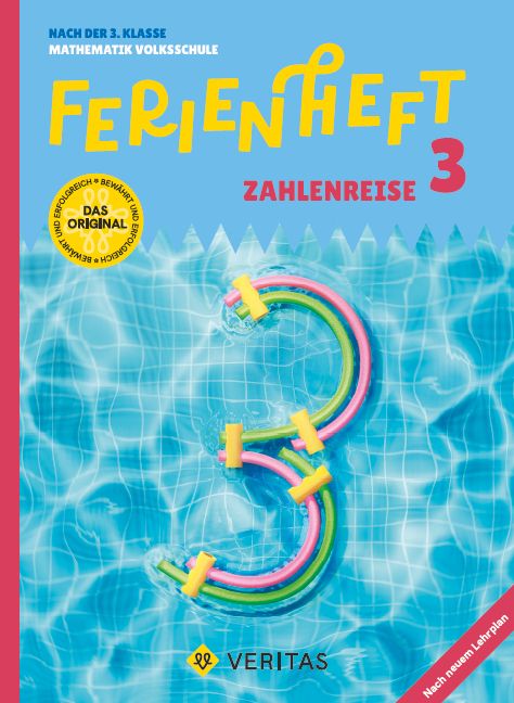 Produktbild: Ferienheft Zahlenreise 3. Klasse Volksschule. Lehrplan 2023