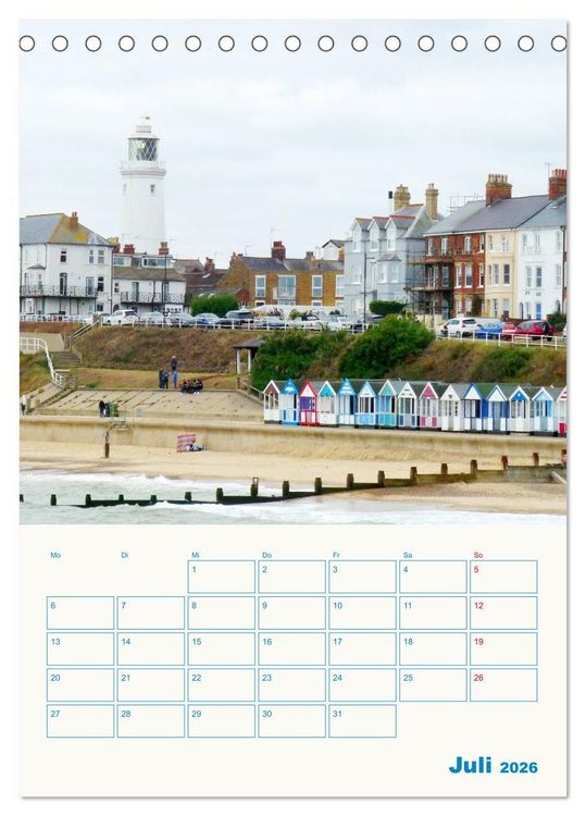 Produktbild: East Anglia - Englands wundersch&ouml;ner Osten (Tischkalender 2026 DIN A5 hoch), CALVENDO Monatskalender