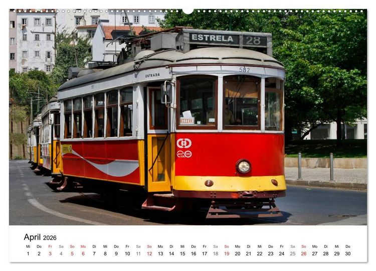 Produktbild: Lissabon Highlights von Petrus Bodenstaff (hochwertiger Premium Wandkalender 2026 DIN A2 quer), Kunstdruck in Hochglanz