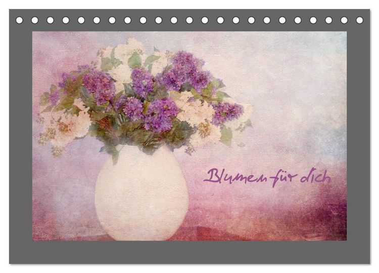 Produktbild: Blumen f&uuml;r dich (Tischkalender 2026 DIN A5 quer), CALVENDO Monatskalender