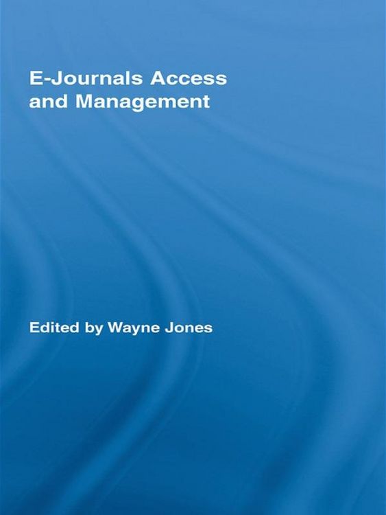 Produktbild: E-Journals Access and Management