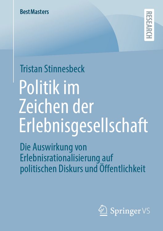 Produktbild: Politik im Zeichen der Erlebnisgesellschaft