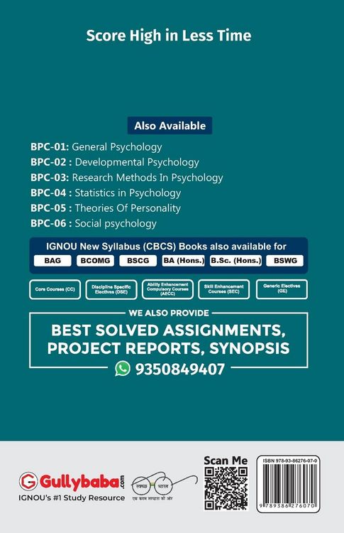 Produktbild: BPC-02 Developmental Psychology