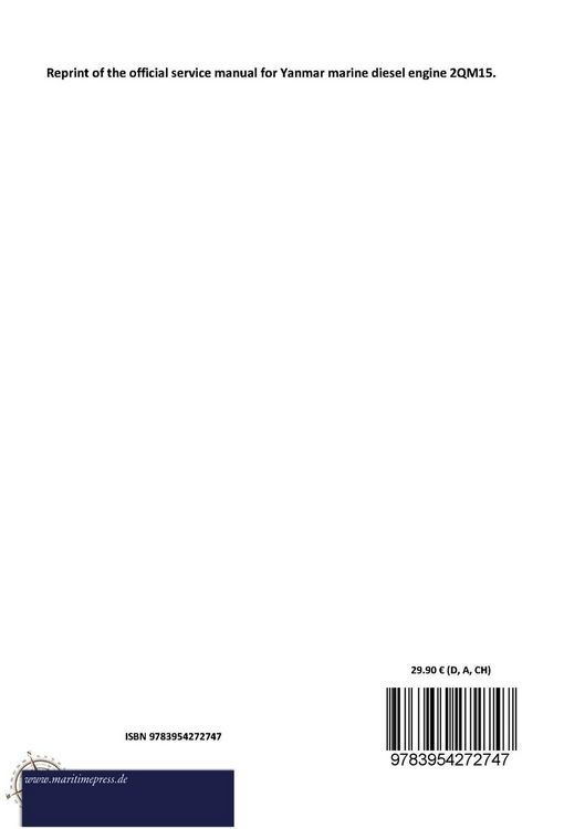 Produktbild: YANMAR MARINE DIESEL ENGINE 2QM15