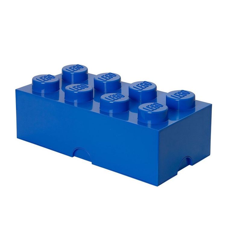 Produktbild: LEGO Aufbewahrungsstein 8 Noppen Blau