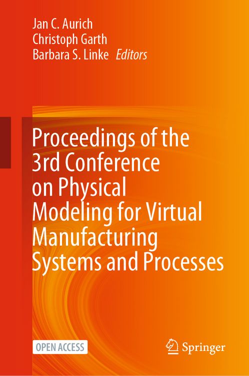 Produktbild: Proceedings of the 3rd Conference on Physical Modeling for Virtual Manufacturing Systems and Processes