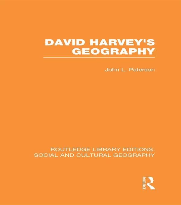 Produktbild: David Harvey's Geography (RLE Social & Cultural Geography)