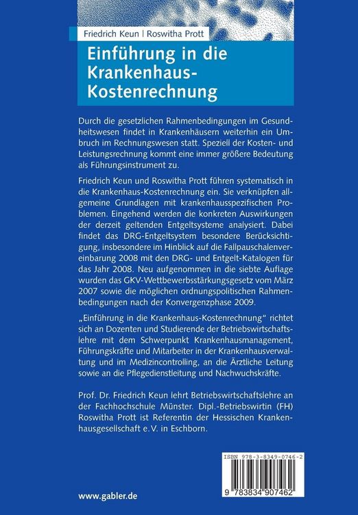 Produktbild: Einf&uuml;hrung in die Krankenhaus-Kostenrechnung