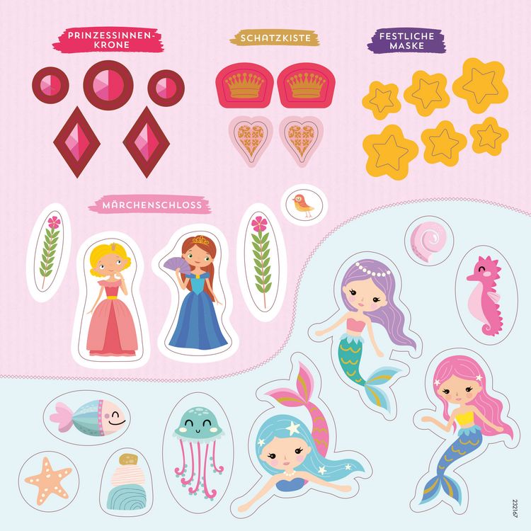 Produktbild: Mitmachbox - Mein Schnippel-Spa&szlig; mit 4 tollen Stickerb&ouml;gen