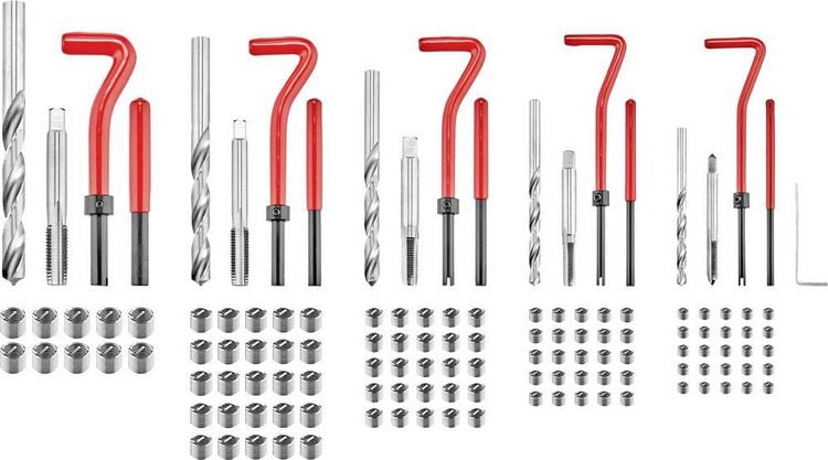 Produktbild: TOOLCRAFT TO-5016567 Gewinderoll-Satz M5, M6, M8, M10, M12