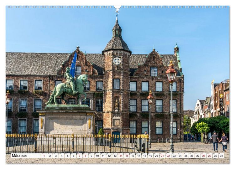 Produktbild: Landeshauptstadt D&uuml;sseldorf (hochwertiger Premium Wandkalender 2026 DIN A2 quer), Kunstdruck in Hochglanz