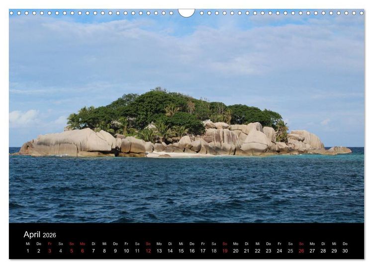 Produktbild: Seychellen (Wandkalender 2026 DIN A3 quer), CALVENDO Monatskalender
