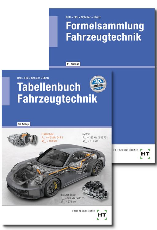 Produktbild: Tabellenbuch Fahrzeugtechnik mit Formelsammlung