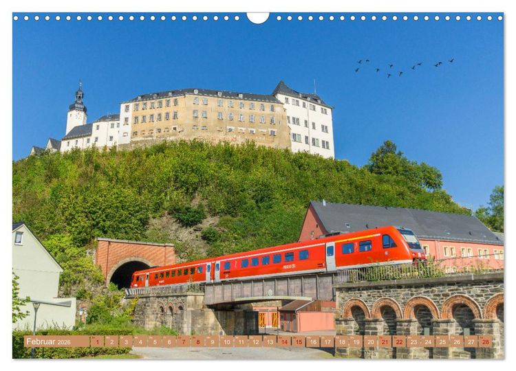 Produktbild: Greiz - Perle an der wei&szlig;en Elster in Th&uuml;ringen (Wandkalender 2026 DIN A3 quer), CALVENDO Monatskalender