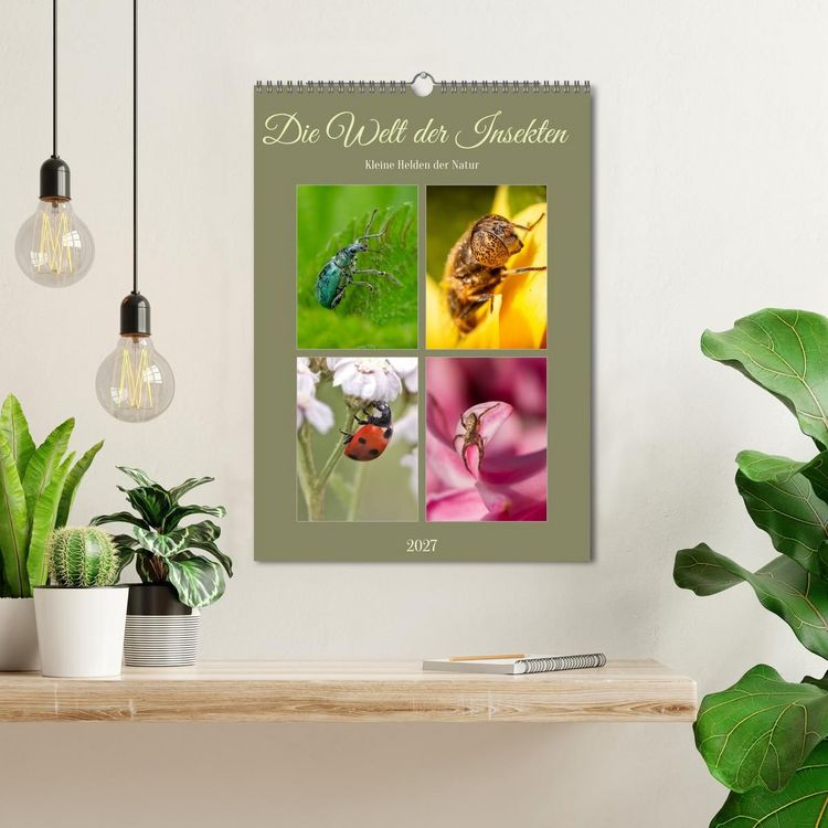 Produktbild: Die Welt der Insekten (Wandkalender 2027 DIN A3 hoch), CALVENDO Monatskalender