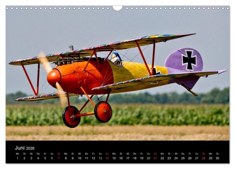 Produktbild: Dies und das vom Modellflugplatz (Wandkalender 2026 DIN A3 quer), CALVENDO Monatskalender