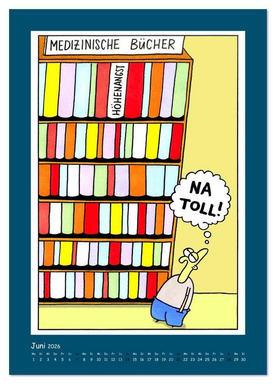 Produktbild: Na Toll! Comics von Martin Zak (Wandkalender 2026 DIN A4 hoch), CALVENDO Monatskalender
