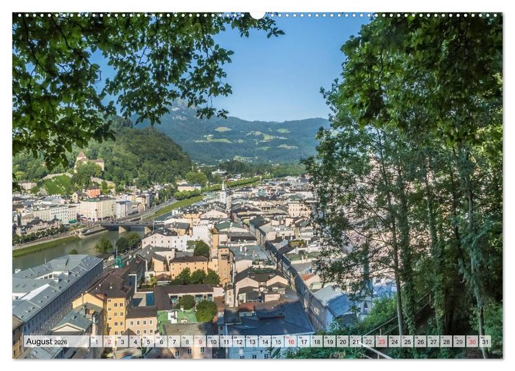 Produktbild: SALZBURG Blicke auf die Mozartstadt (hochwertiger Premium Wandkalender 2026 DIN A2 quer), Kunstdruck in Hochglanz
