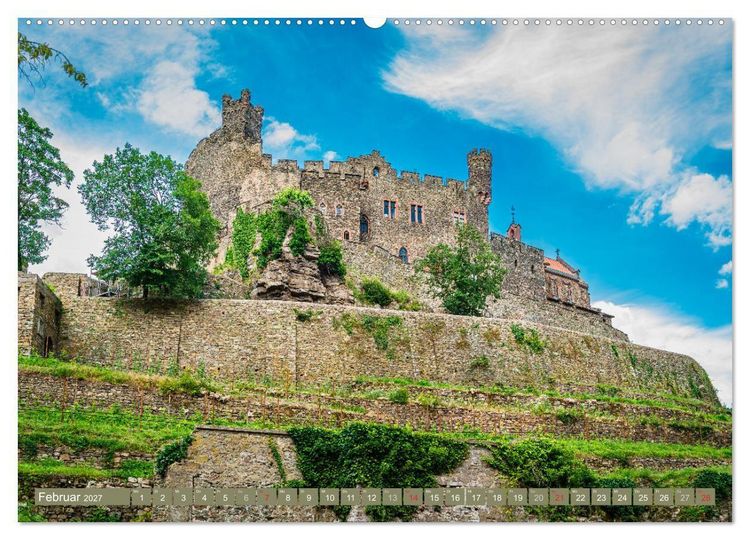 Produktbild: Burgen und Festungen am Mittelrhein (Wandkalender 2027 DIN A2 quer), CALVENDO Monatskalender