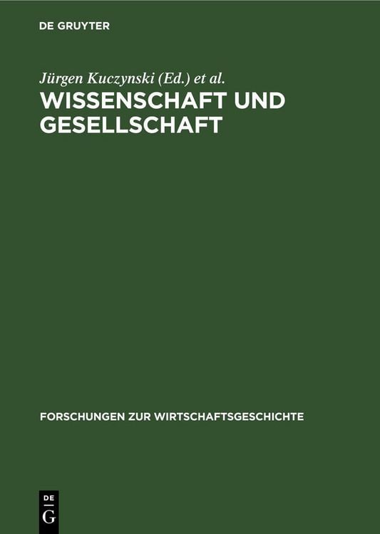 Produktbild: Wissenschaft und Gesellschaft