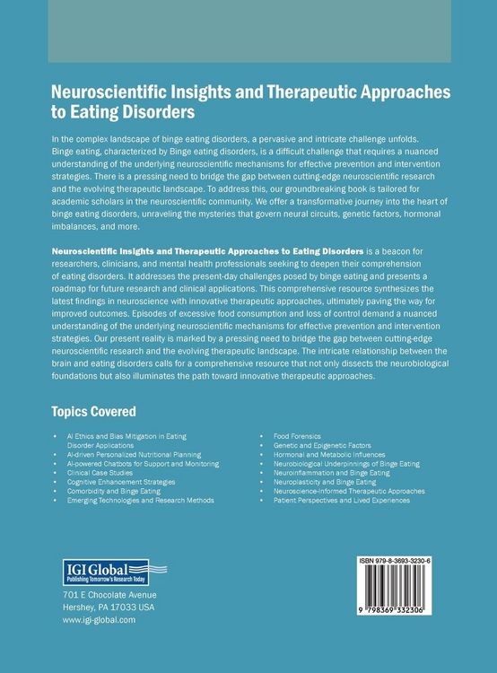 Produktbild: Neuroscientific Insights and Therapeutic Approaches to Eating Disorders