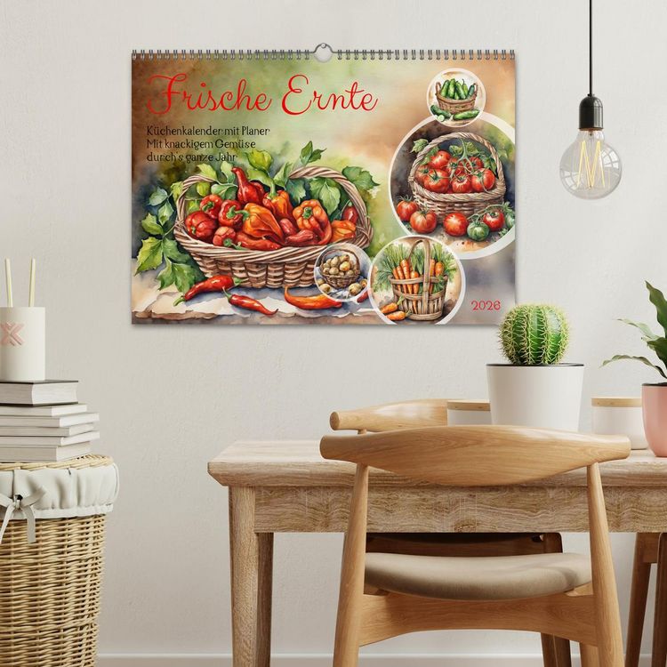 Produktbild: Frische Ernte (Wandkalender 2026 DIN A3 quer), CALVENDO Monatskalender