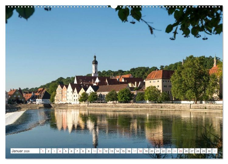 Produktbild: Deutschlands sch&ouml;nste Altst&auml;dte - Bayern (Wandkalender 2026 DIN A2 quer), CALVENDO Monatskalender
