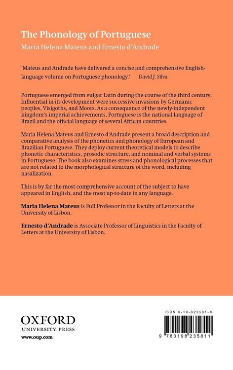 Produktbild: The Phonology of Portuguese