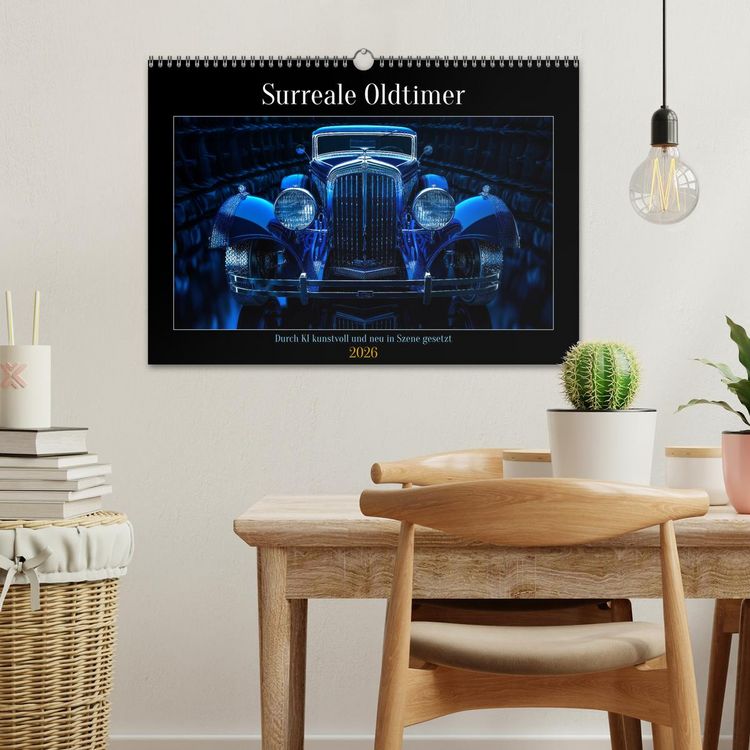 Produktbild: Surreale Oldtimer (Wandkalender 2026 DIN A3 quer), CALVENDO Monatskalender