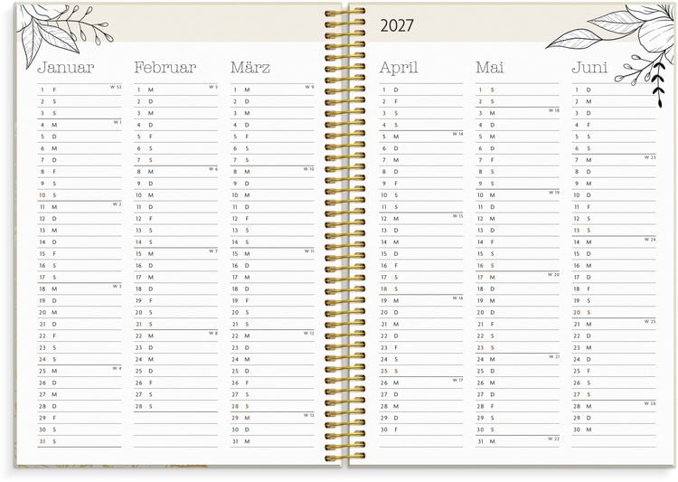 Produktbild: Life planner Bloom 26/27