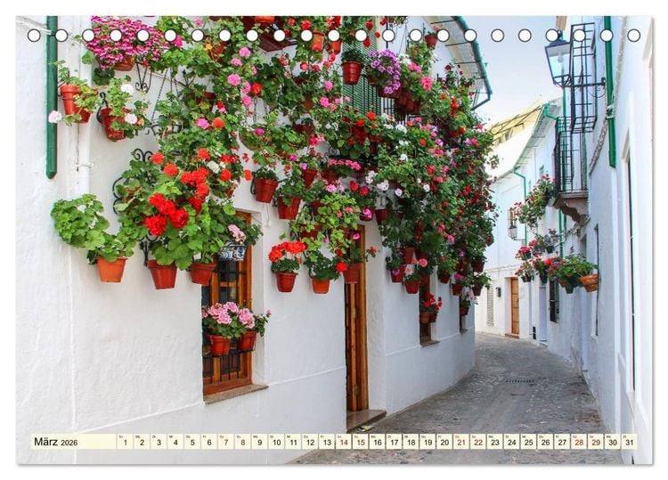 Produktbild: Idyllisches Andalusien (Tischkalender 2026 DIN A5 quer), CALVENDO Monatskalender