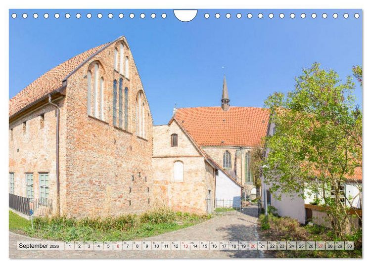 Produktbild: Hansestadt Rostock Historischer Stadtkern bis Warnem&uuml;nde (Wandkalender 2026 DIN A4 quer), CALVENDO Monatskalender